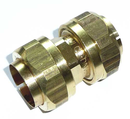 Quick-Kupplung DN 16x16 f&uuml;r Edelstahl-Wellrohr